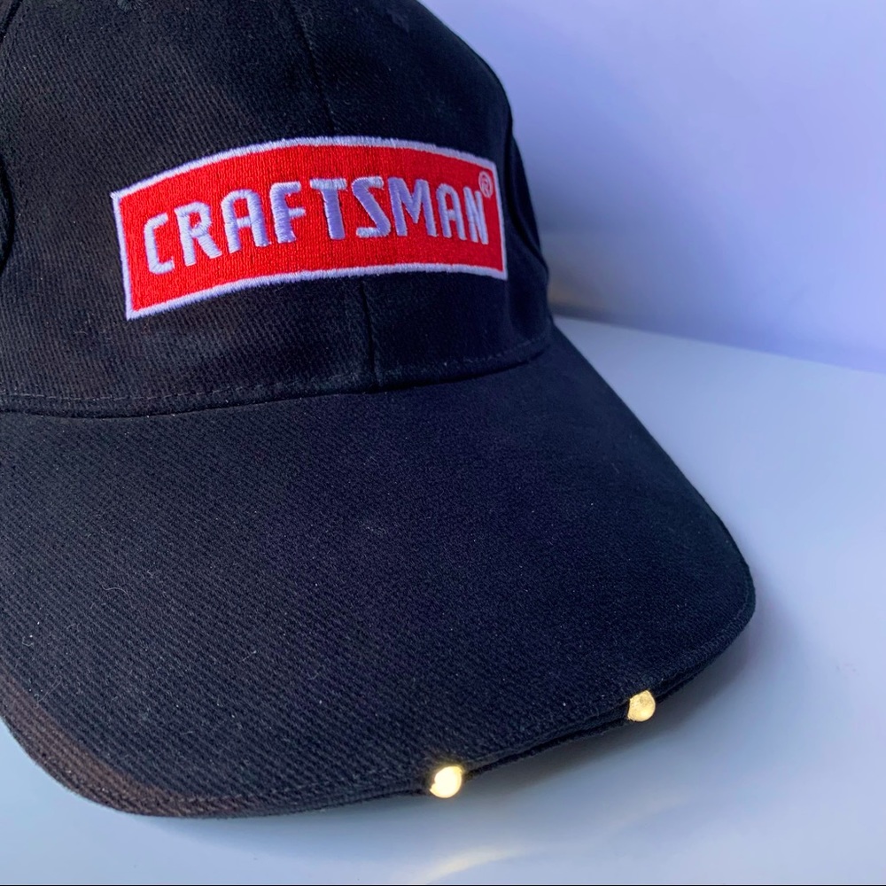 CRAFTSMAN LED Cap Hat Adjustable Strap Brim Light